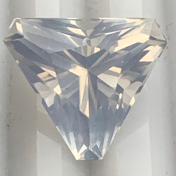 8.82 Carats Feldspar Moonstone Fancy Rare Peach Pink Gemstone Precision Cut - Picture 13 of 17